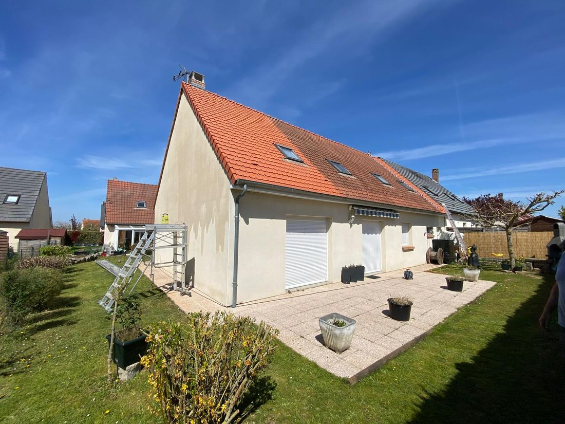 Pelouse remise à neuf